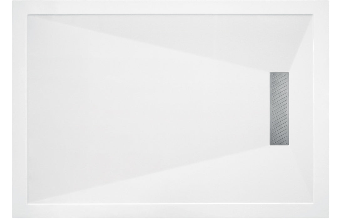 Luxury Linear Drain 25mm Slim Shower Tray with Waste - Multiple Sizes Available
