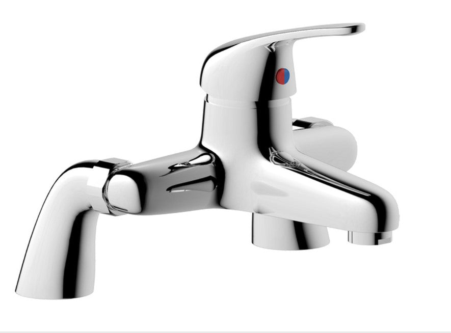 Complete Bathroom Suite with Chrome Fittings incl Rimless WC and Floor Standing Vanity Unit
