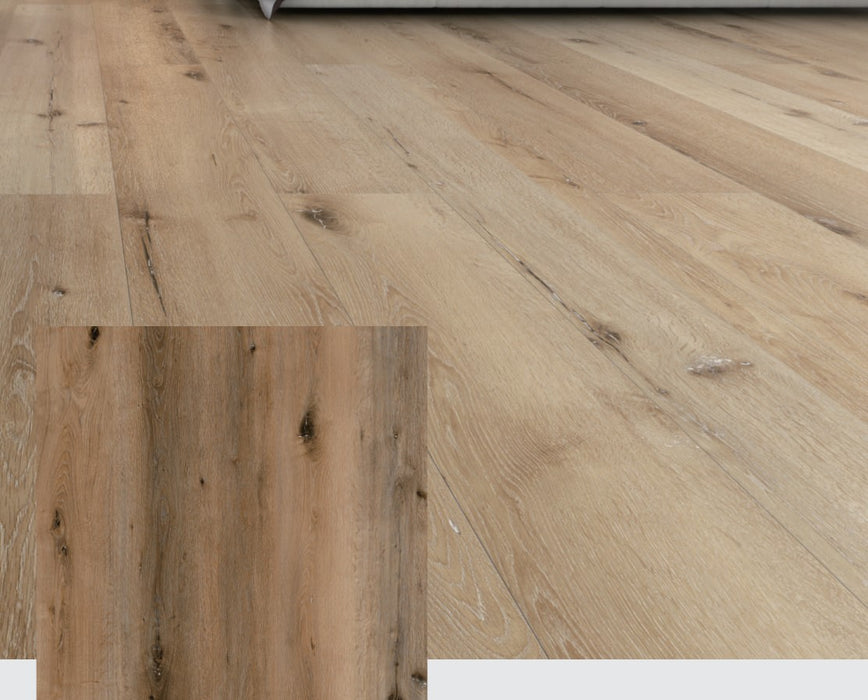 PREMIUM 6.5mm Natural Oak Click Luxury Vinyl Flooring - 1220x180mm