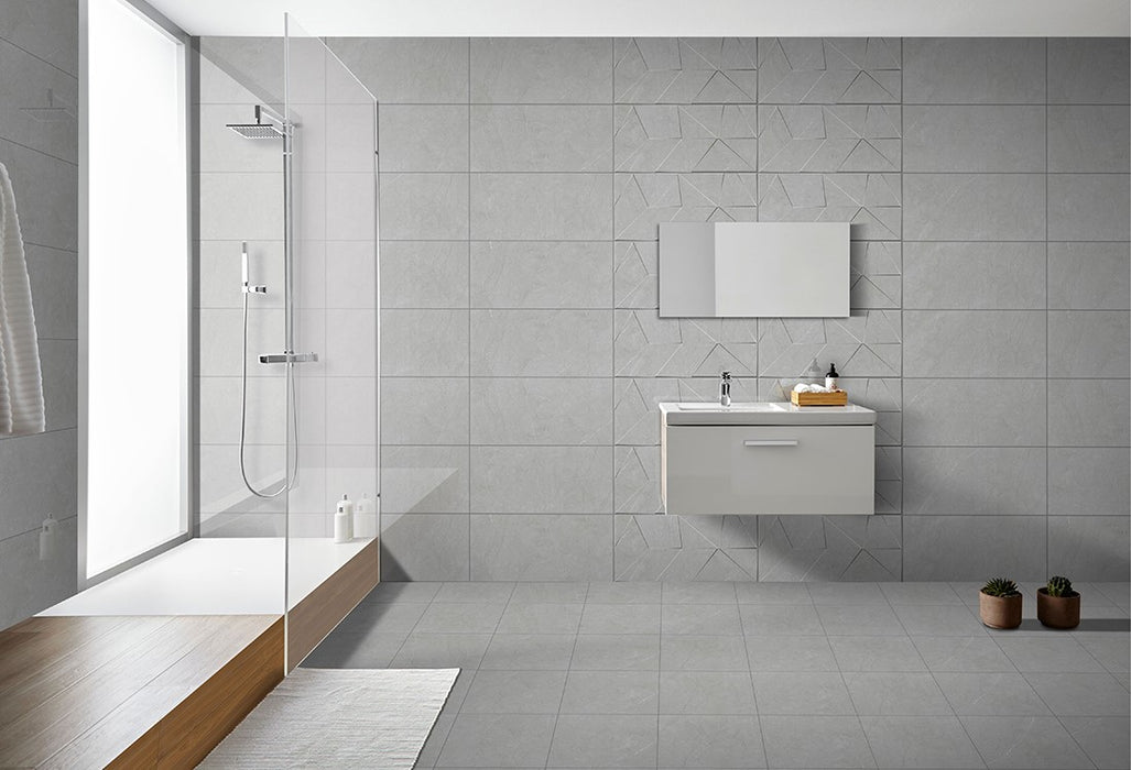 PARIMA Gloss Grey Wall Tiles - 30x60cm