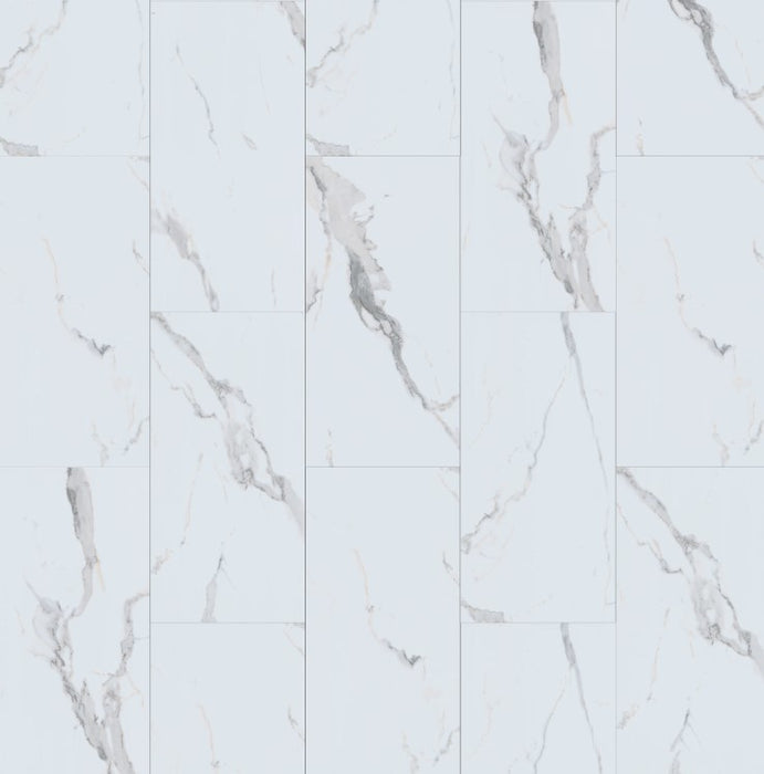 PREMIUM 6mm Marble Effect incl Gold Click Luxury Vinyl Flooring 305x610mm
