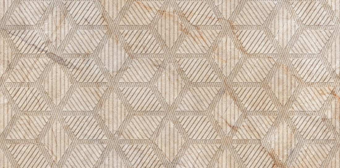 SUMMER GLOSS Cream and Taupe Wall Tile Collection - 30x60cm