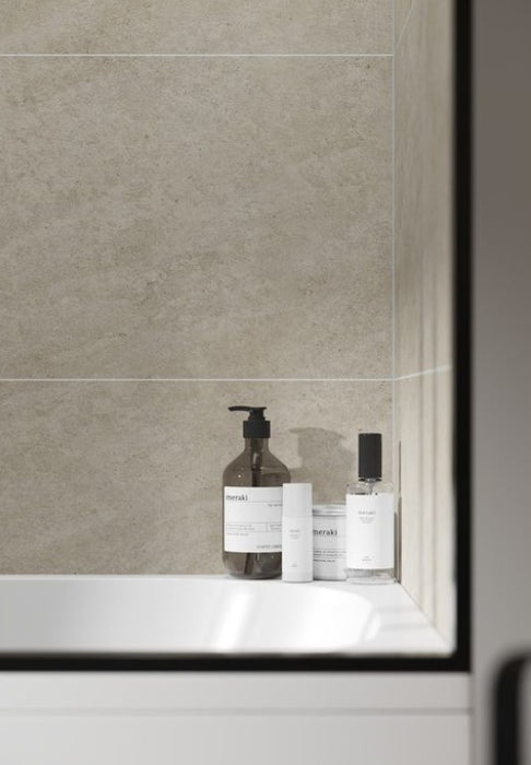 Fibo Scandinavian - Grey Sahara (Tile Effect) Bathroom Wall Panel