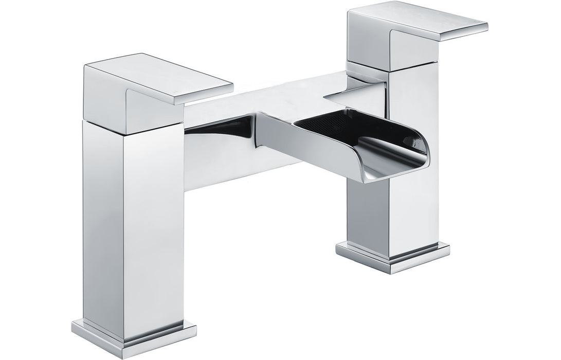 Chrome Bathroom Taps and Shower Set (Square)