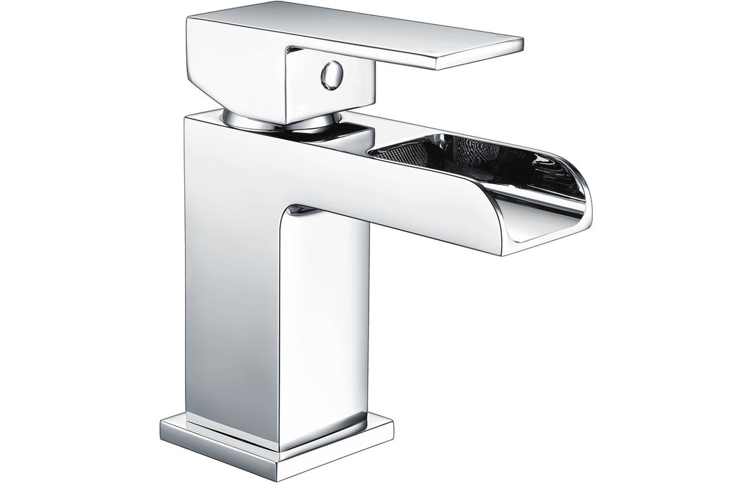 Chrome Bathroom Taps and Shower Set (Square)