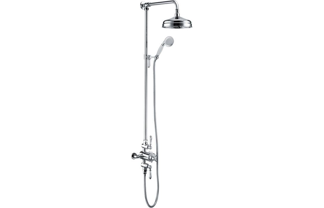 Traditional Chrome Bathroom Taps and Shower Set