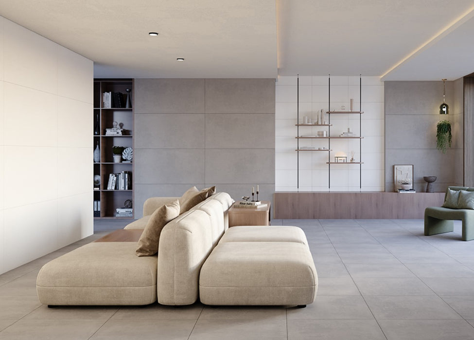 Urban Off White Matt 60x120cm Large Wall and Floor Tile