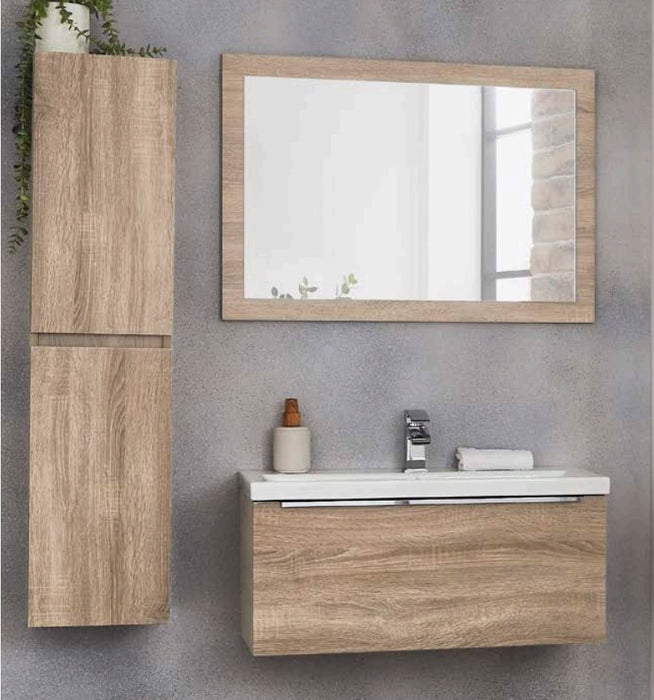 Core Oak Bathroom Mirror - 800x500mm and 900x600mm