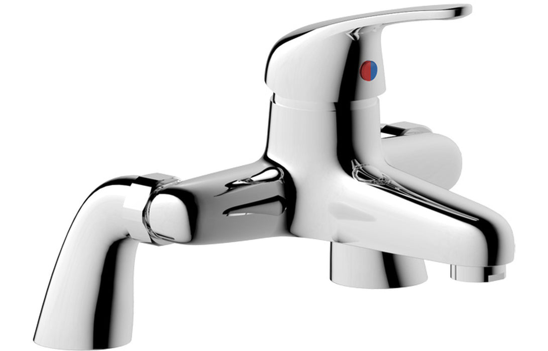 Modern Bathroom Suite ECO with Chrome Fittings and Rimless WC