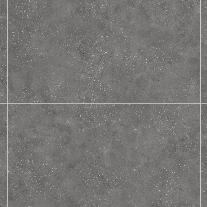 Multipanel Grey Mineral Tile Effect Bathroom Wall Panel (598 x 2400mm)