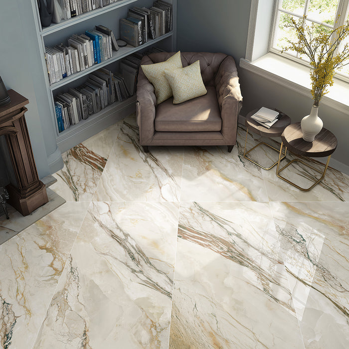 Crystallic Miami Multi Polished Tile 60x120cm