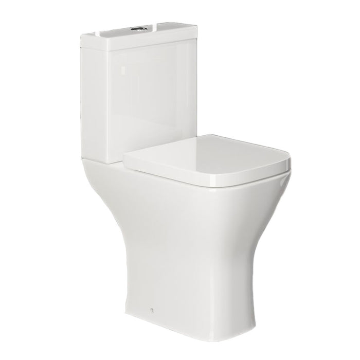 Aruzi Comfort Close Coupled Toilet with Soft Close Seat