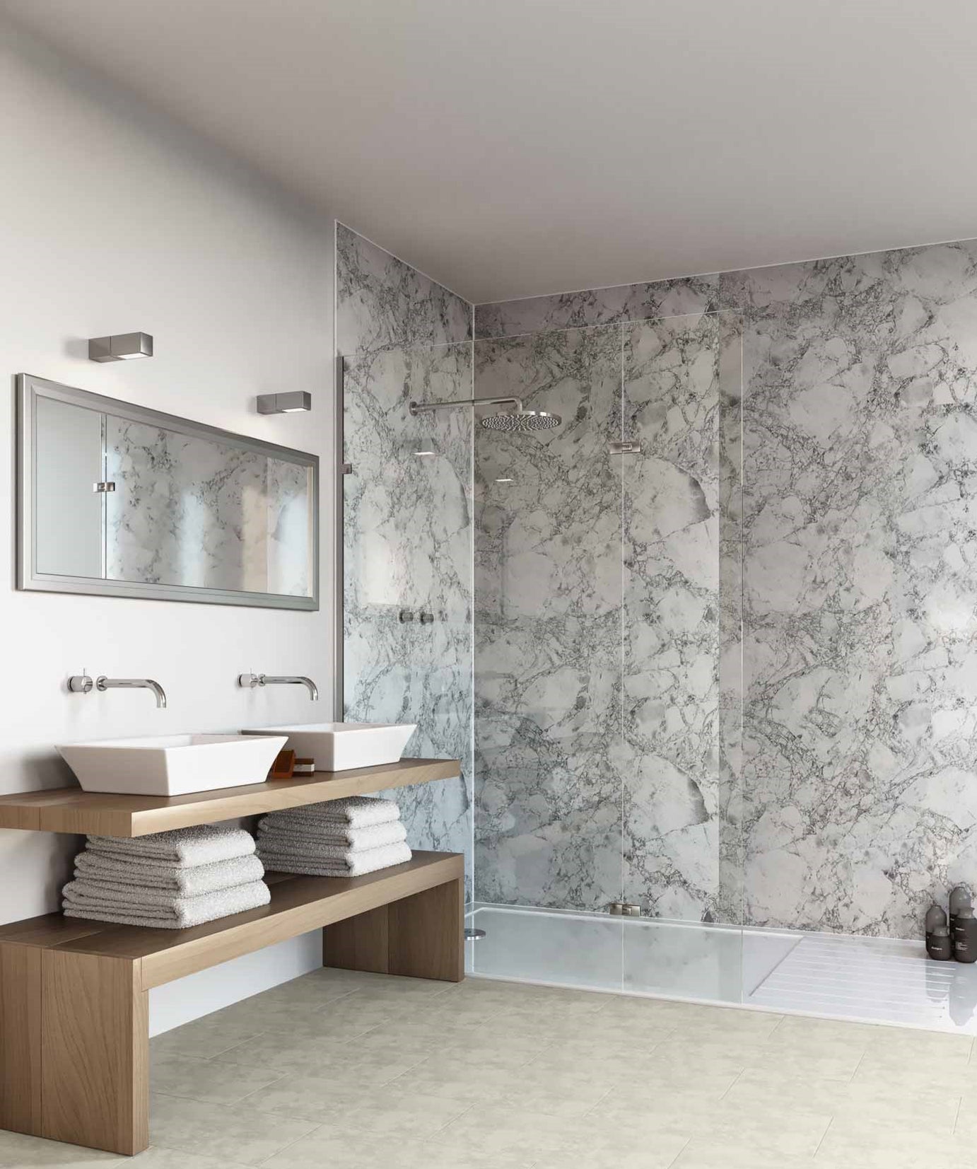 Luxury Bathroom Wall Panels | Multipanel Bathroom Panels | Tile Effect Panels