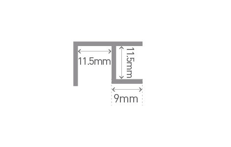 MultiPanel Flush Corner Profile Type 100