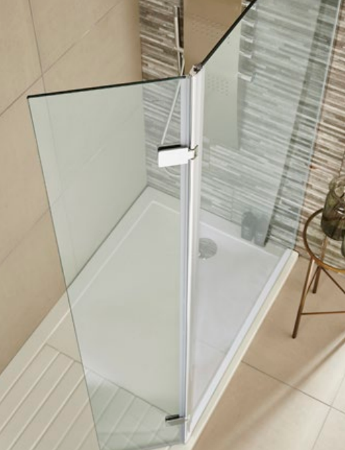 Luxury Premium 8mm Wet Room Shower Screen with Optional Return Panel