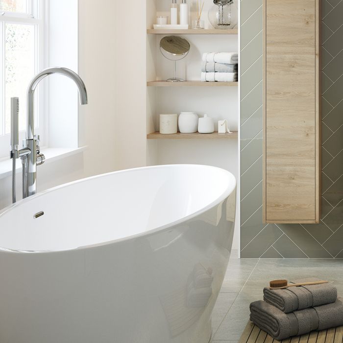 Edgware Grande Modern Freestanding Bath 1800mm x 800mm