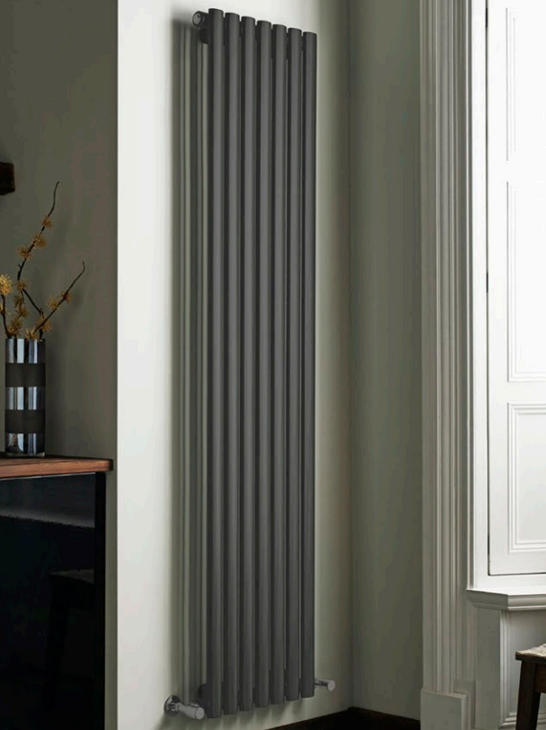 Tile Radiator 1800mm Anthracite Vertical Designer Radiator | Designer Radiators