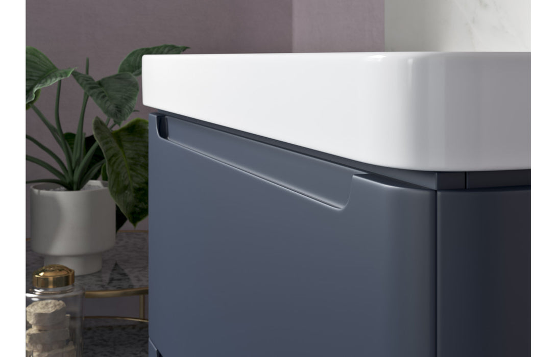 Lavetti Matt Indigo 2 Door Floorstanding Unit - 500/600/800mm with Optional Tall Unit
