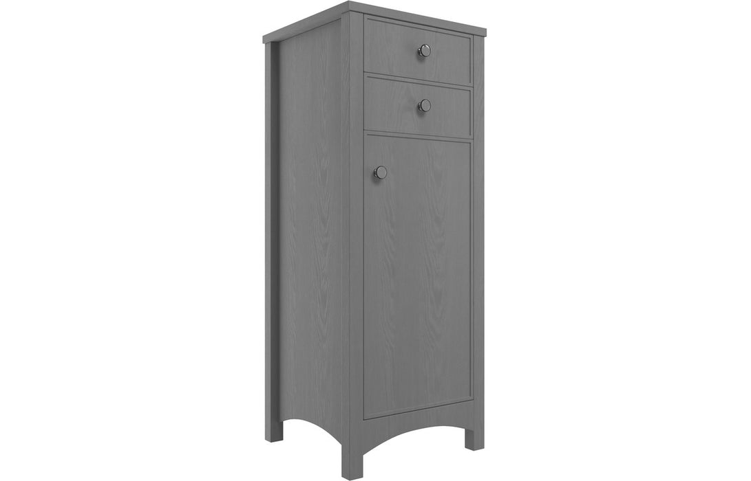 Lincoln Grey Ash Floorstanding Basin Unit- 610mm and 810mm with Optional Tall Unit