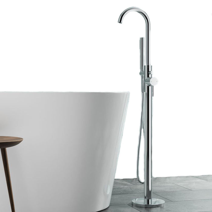 Luxury Chrome Freestanding Bath Shower Tap