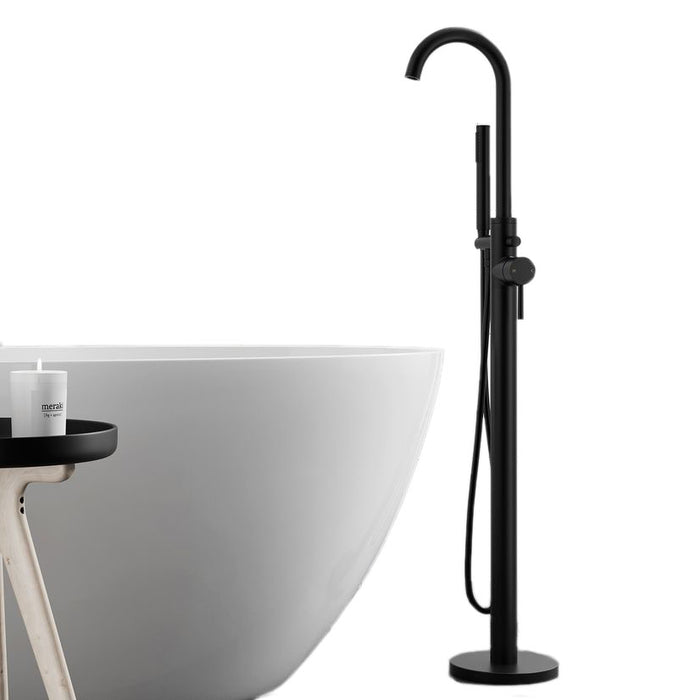 Luxury Matt Black Freestanding Bath Shower Tap