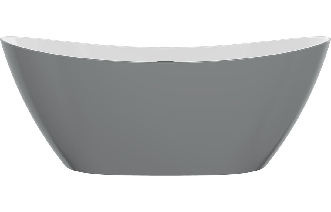Mayfair Modern Grey Freestanding Bath - 1700mm x 780mm