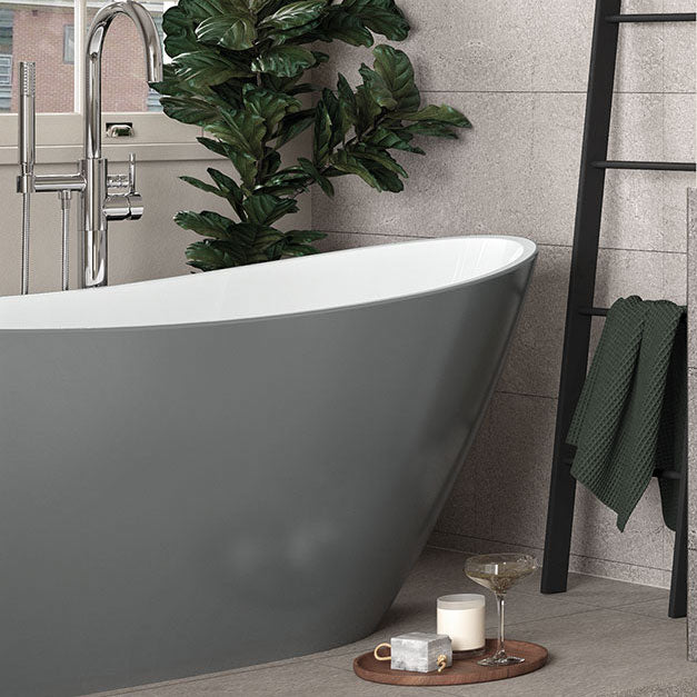 Mayfair Modern Grey Freestanding Bath - 1700mm x 780mm