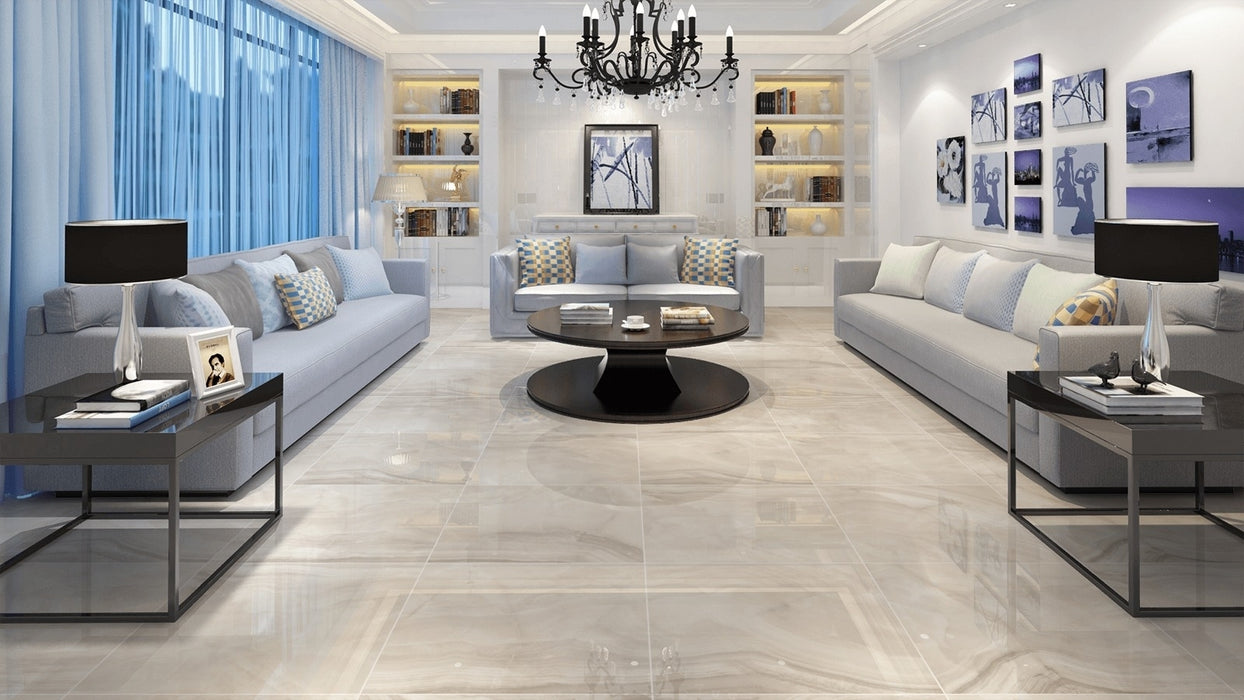 Onyxo Grey Polished Wall and Floor Tile - 30x60/60x60 and 60x120cm