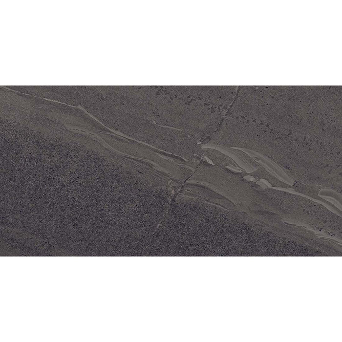 Viena Anthracite Polished Wall and Floor Tile - 30x60 and 60x60cm