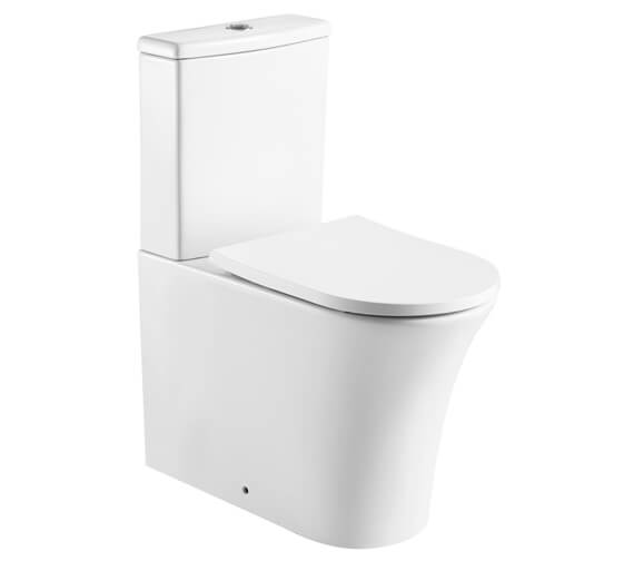Kameo Back To Wall Rimless Close Coupled Toilet With Soft Close Seat