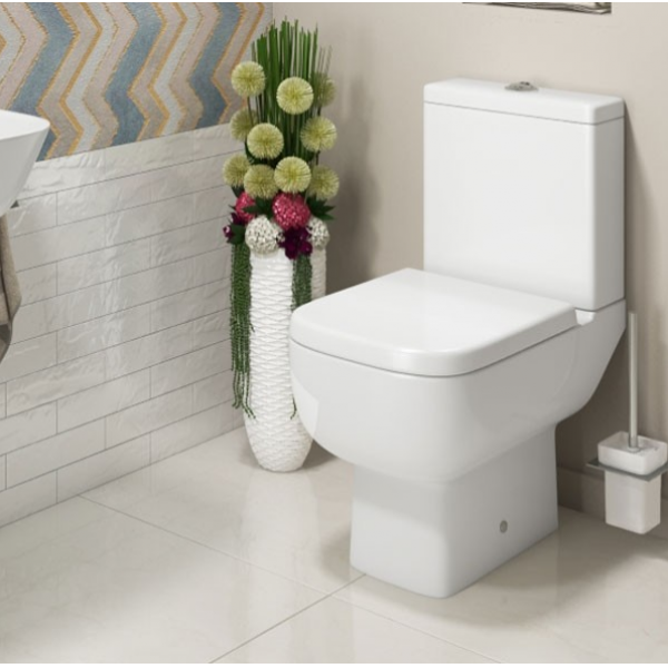 Options 600 Comfort Height Toilet with Soft Close Seat by Kartell